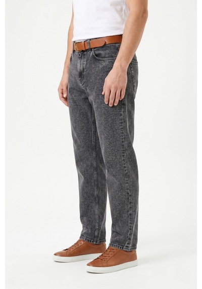 Dynamo Erkek Baggy Jeans Pantolon Bgl-st05448 Füme