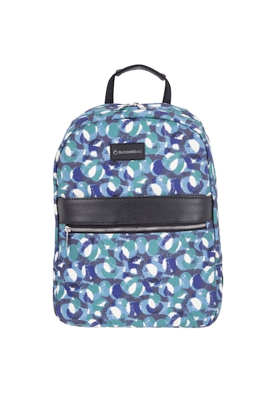 Bloominbag Eternal Circles 13-14 İnç Macbook / Laptop Sırt Çantası Mavi - Beyaz
