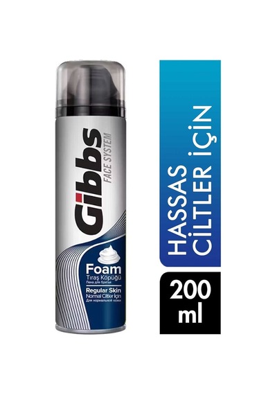 Gibbs Traş Köpük 200ml Regular Skin - 6'li Paket