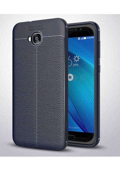 Asus Zenfone 4 Selfie Zd553Kl Kılıf Deri Tarzı Niss Silikon Case