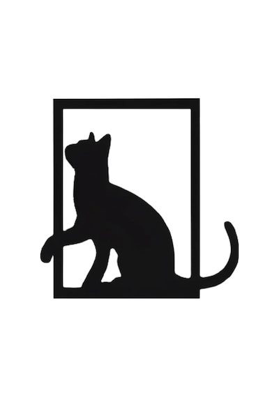 Oyunbaz Kediler 3'lü Dekoratif Duvar Tablosu - Modern Kedi Figürlü Duvar Dekoru