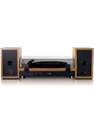 Lenco Ls-300 Ahşap Harici Hoparlörlü Bluetooth Pikap