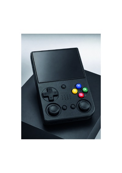 3.5 İnç Ips Ekran Retro Oyun Konsolu 64gb Dahili Hafıza Çift Analog Joystick Taşınabilir El Konsolu Renkli