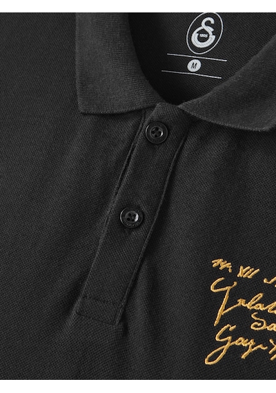 Gsstore Galatasaray Erkek Ata Polo T-shirt E251280 Siyah