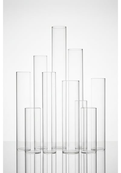 Pelet Soba Camı Isıya Dayanıklı 40cm-ø10