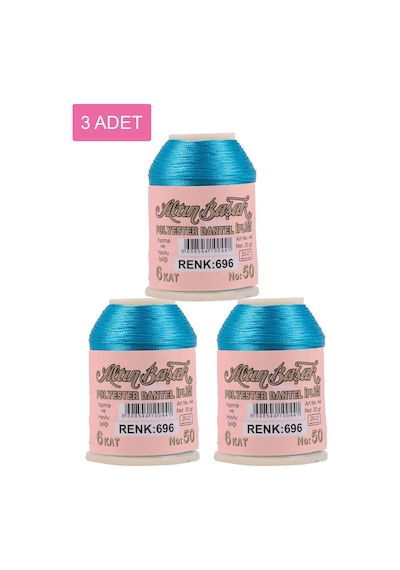 3 Adet Altınbaşak Oya Ve Dantel İpi 20 Gr - Royaleks - No: 696