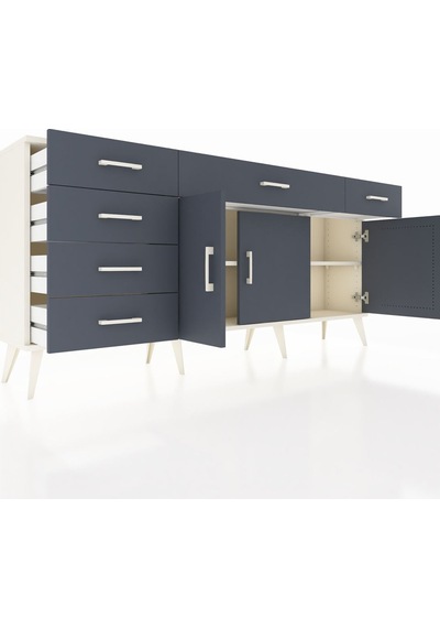 Arges Konsol 2 Raflı 6 Çekmeceli 3 Kapaklı 176x30x83 Aytaşı-antrasit/antrasit Antrasit/antrasit Arges Konsol 2 Raflı 6 Çekmeceli 3 Kapaklı 176x30x83 Aytaşı-antrasit/antrasit Antrasit/antrasit