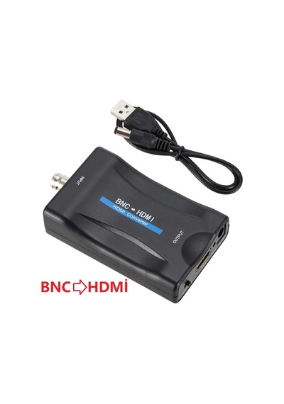 Bnc To Hdmı Çevirici 4729P Dönüştürücü Adaptor Dvr Monitör Tv Te