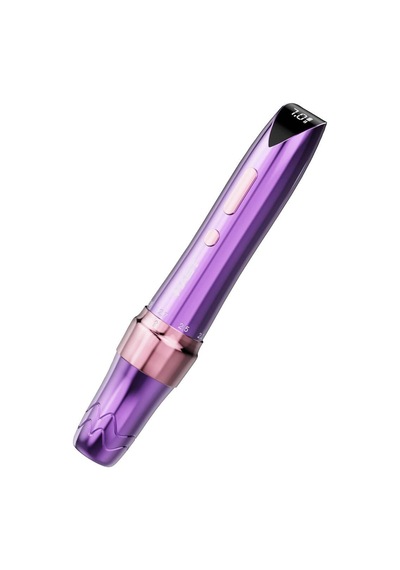 Mast P60 Wireless Tattoo Pen Machine With 2.2mm-3.2mm Adjustable Strokes Permanent Makeup-purple