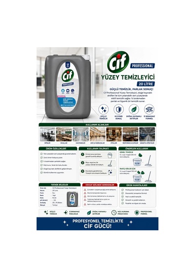Cif Pro Yüzey Temizleyici 20 Lt. Diğer
