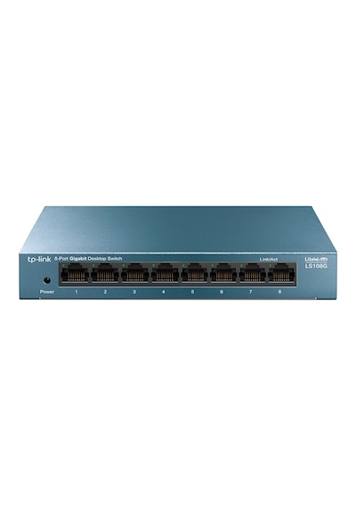TP-LINK LS108G 8 PORT GIGABIT LITEWAVE MASAÜSTÜ SWITCH (ÇELİK KASA)