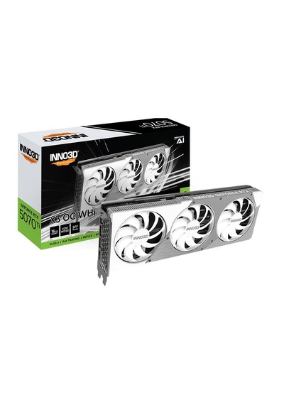 Inno3d Geforce Rtx 5070 Tı X3 Oc Whıte 16gb Gddr7 256bit Dlss 4 Ekran Kartı
