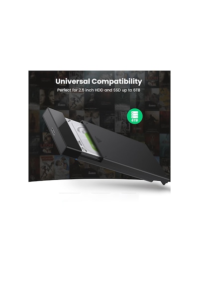 Ugreen 70498 USB-C Sabit Sürücü Koruyucu SATA III SSD HDD Disk