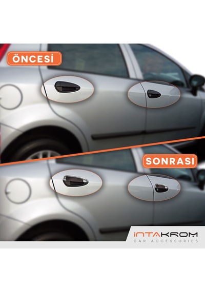 intakrom Fiat Grande Punto Krom Kapı Kolu Dış 4 Parça 2005 Üzeri