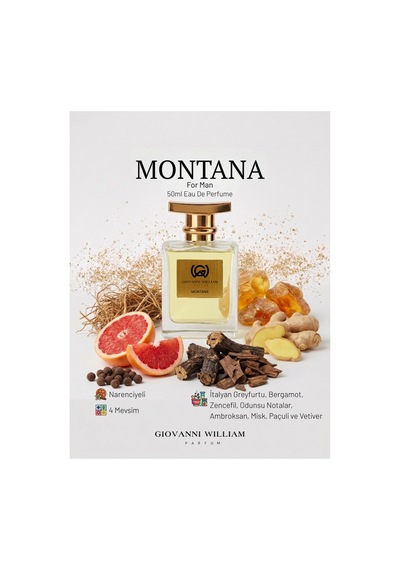 Montana Erkek Parfüm Yazlık Edp Fresh Ferah Tygar Greyfurt, Z