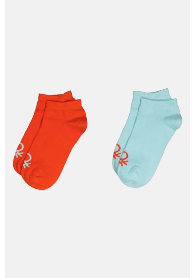 United Colors Of Benetton Benetton 2 Li Babet Çorap Bnt-b24096 Kırmızı