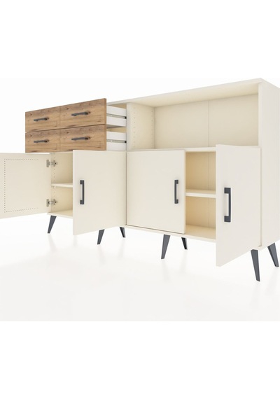 Arges Konsol 4 Raflı 4 Çekmeceli 4 Kapaklı 176x30x99 Aytaşı-aytaşı/çam Aytası/atlas Çam - Aytası Arges Konsol 4 Raflı 4 Çekmeceli 4 Kapaklı 176x30x99 Aytaşı-aytaşı/çam Aytası/atlas Çam - Aytası