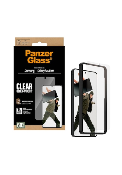 Panzerglass Samsung Galaxy Uyumlu  S26 Ultra Uwf Şeffaf Cam Ekran Koruyucu