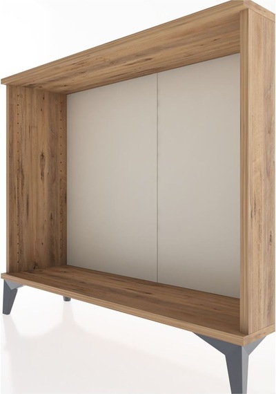 Arges Şifonyer 88x30x80 Çam-çam Çam