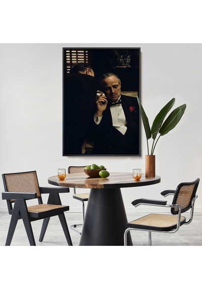 Ahşap Çerçeveli Godfather Film Tablo-7674