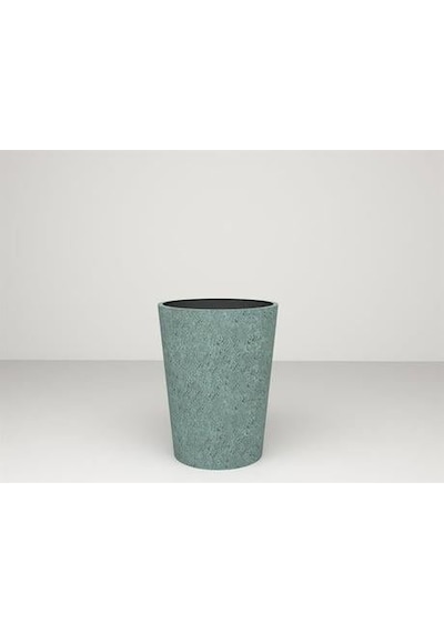 Nuano Consept Sina Serisi Yuvarlak Saksı Yeşil 50x50