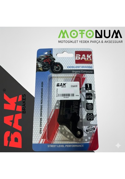 Bmw F 800 Gs Abs Arka Fren Balata-organik-bak- Yerli Üretim -bk0077