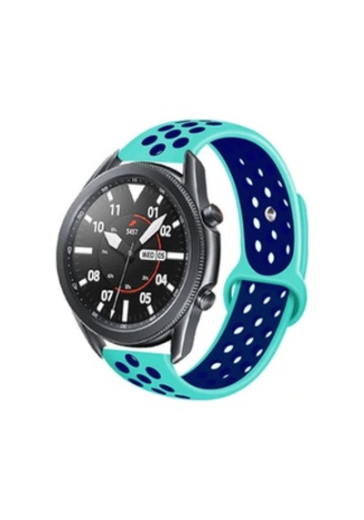 Huawei Gt2 46mm Krd-02 22mm Silikon Kordon - Turkuaz-mavi