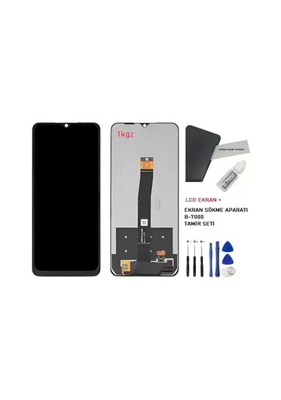 Tkgz - Xiaomi Redmi 10c Uyumlu Servicepack Lcd Ekran Dokunmatik + B-7000 + Tamir Kiti