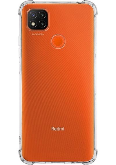 Xiaomi Redmi 9C Uyumlu Kapak Şeffaf Airbag Köşe Korumalı Antishock Silikon Kılıf