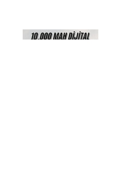 Wireless Powerbank 10000 Mah Led Ekranlı Dahili Kablolu Hızlı Şarj 30.000 Mah 84971318