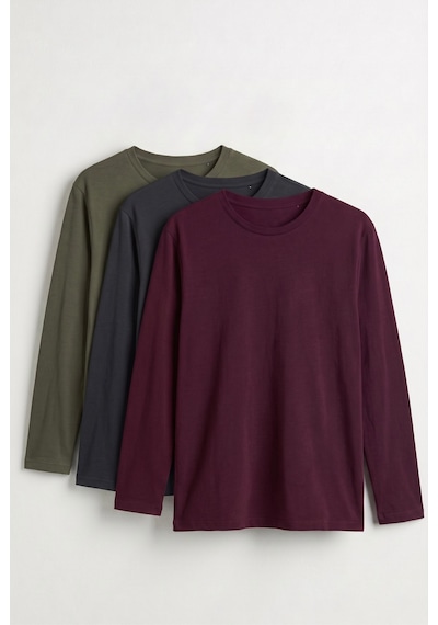 Elemge %100 Pamuk 3'lü Süprem Basic Erkek T-shirt Compact Penye Tok Yumuşak Kumaş Normal Kalıp Terletmez Uzun Kollu Sporcu Antrasit Bordo Haki Motorcu Tişört Body Çok Renkli Elemge %100 Pamuk 3'lü Süprem Basic Erkek T-shirt Compact Penye Tok Yumuşak Kumaş Normal Kalıp Terletmez Uzun Kollu Sporcu Antrasit Bordo Haki Motorcu Tişört Body Çok Renkli