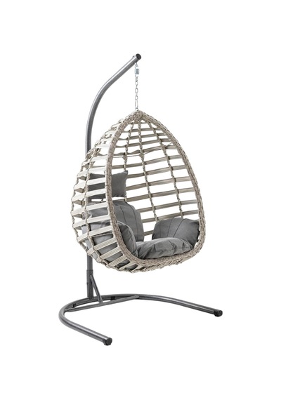 Gümbet Tekli Rattan Bahçe Balkon Salıncağı Cappuccino Diğer