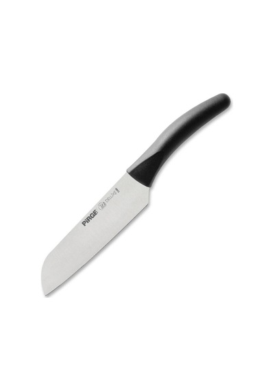 Pirge Deluxe Santoku Bıçağı 17 Cm Siyah