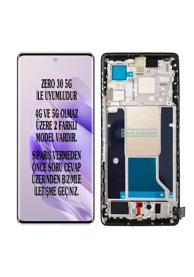 İnfinix Zero 30 5g Lcd Ekran Dokunmatik Çıtalı Servis
