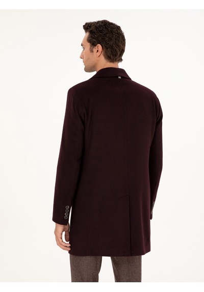 Cacharel Erkek Bordo Kaban 50292573-vr014 Kırmızı