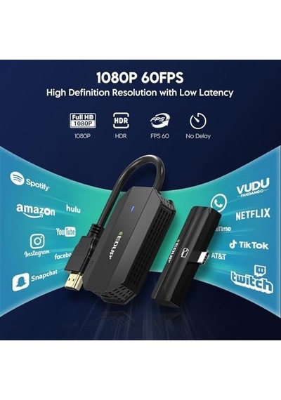 Kablosuz Hdmı Kiti 1080p 60hz Video Ses Görüntü Aktarımı Eh-wd9905c