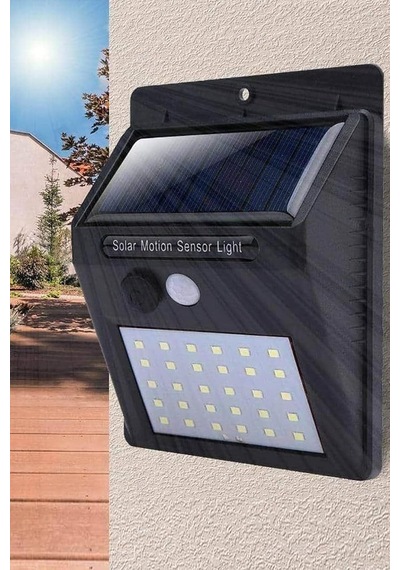 Ayrex Solar Güneş Enerjili Şarj Olabilen 20 Ledli Bahçe Lambası