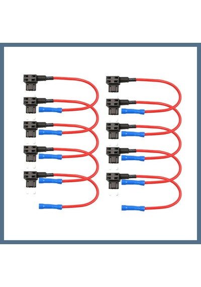 Buradabulabilirsin Mini Bıçak Sigorta Çoklayıcı Fuse Tap 10 Adet Bbz Diğer