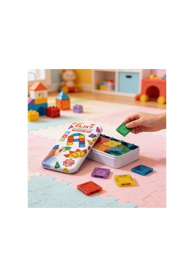 Clixy Mini Manyetik Bloklar 64 Parça Travel  Set