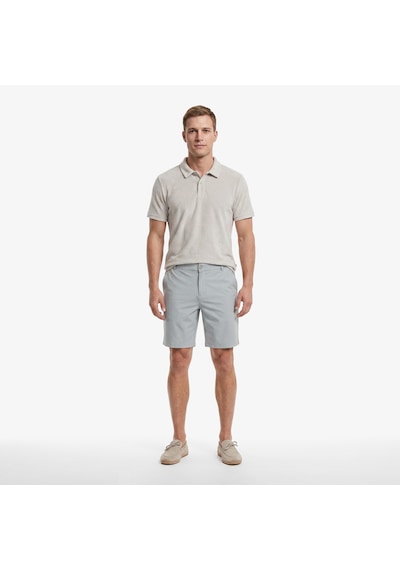 Nautica Erkek Gri Regular Fit Havlu Polo Yaka T-shirtdüzk65351t