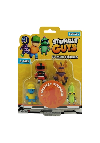 Stumble Guys Üç Boyutlu Beş Parça Mini Figür Set 3