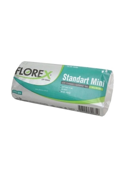 Florex Mini Boy Çöp Poşeti 40'lı 44 x 45 CM