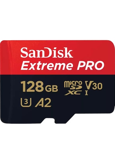 Sandisk Extreme Pro Microsd Uhs I Card 128gb For 4k On Smartp, Cam Drones 200mb/s R, 90mb/s W