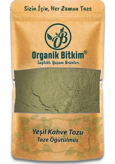 Organik Bitkim Yeşil Kahve Toz 1000 G