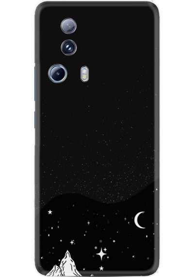 Xiaomi 13 Lite Kılıf Resimli Desenli Silikon Platinium Series Mountain 1827