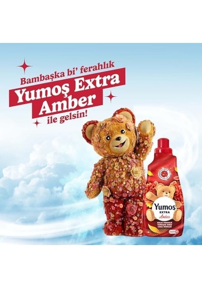 Extra Konsantre Çamaşır Yumuşatıcısı Amber 1440 Ml 1000'li Set