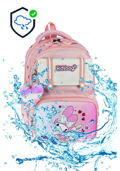 My Melody Baskılı Ortopedik Su Geçirmez Okul Çantası Termal Beslenme Ve Kalemlik Seti Pembe