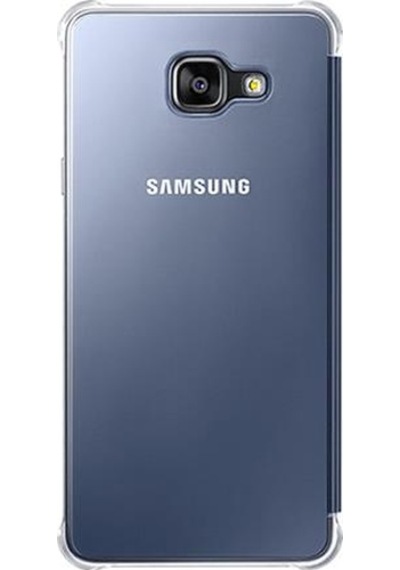 Galaxy A7 2016 A710f İle Uyumlu Clear View Cover Siyah Ef-za710cbegww Siyah