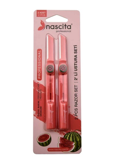 Nascita Geri Çekilebilir 2'li Razor Seti Karpuzlu Nasrazor008 Pembe
