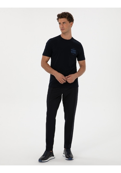 Pierre Cardin Erkek Lacivert Tişört 50302599-vr033 Lacivert